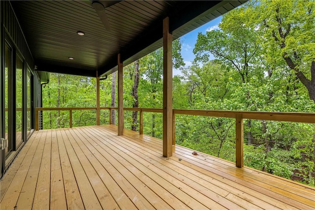 view of deck