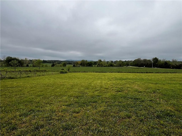 view of nature with a rural view