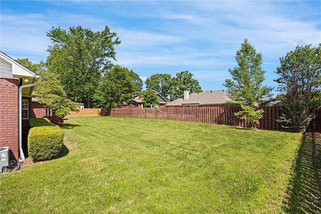 2314 W 7th St, Russellville, AR 72801 - view of yard featuring a fenced backyard and central air condition unit