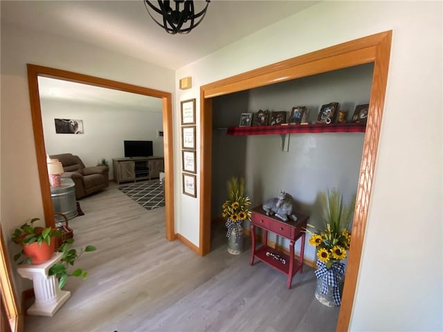 503 Skyline Dr, Harrison, AR 72601 - corridor featuring wood finished floors