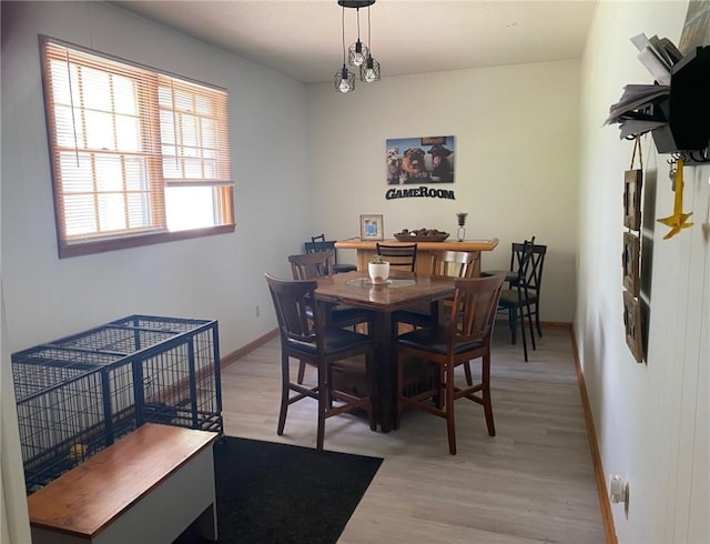 503 Skyline Dr, Harrison, AR 72601 - dining room featuring light wood finished floors and baseboards