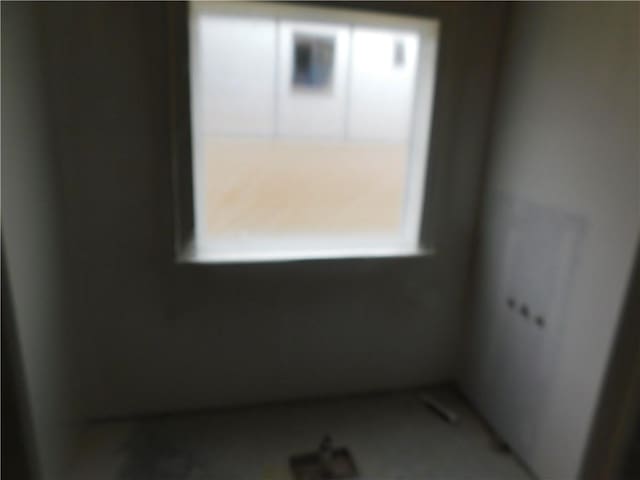 view of spare room