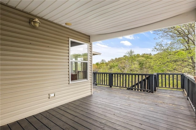view of deck