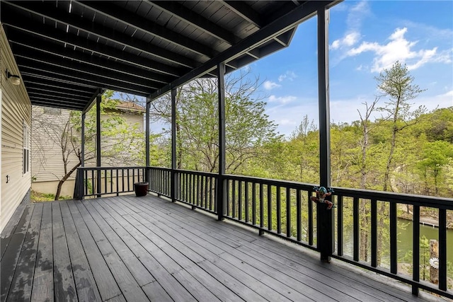 view of deck