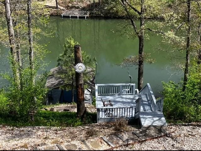 57 Dunsford Dr, Bella Vista, AR 72715 - dock featuring a water view