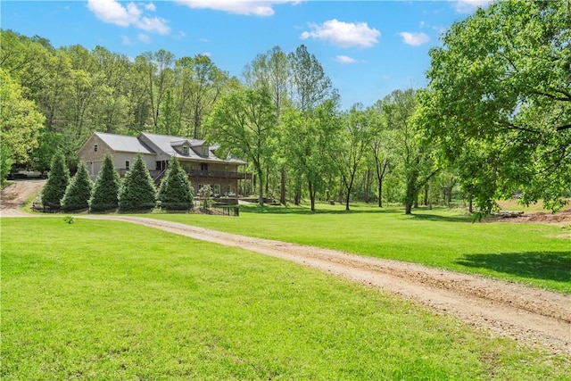 13248 N Old Wire Rd, Rogers, AR 72756 - surrounding community featuring a yard and a forest view