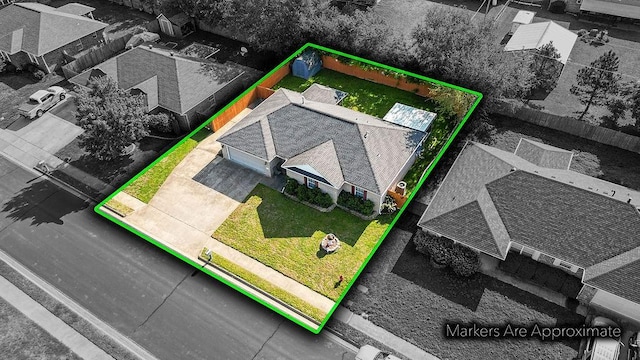 drone / aerial view