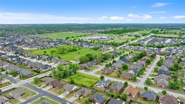 drone / aerial view featuring a residential view