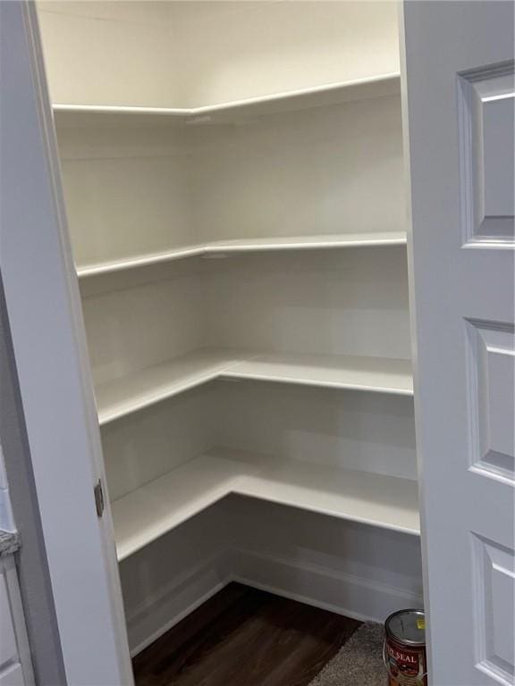 view of pantry