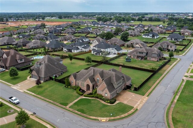 birds eye view of property featuring a residential view