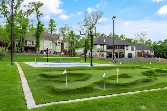 4107 W Seminole Dr, Rogers, AR 72758 - view of community featuring a yard and view of golf course