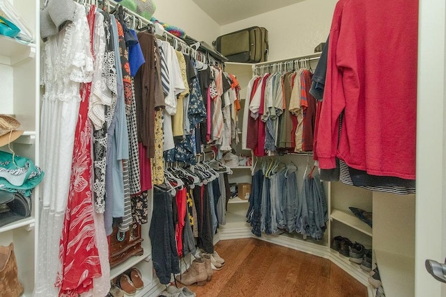 203 W Hayden Blvd, Rogers, AR 72756 - walk in closet featuring wood finished floors