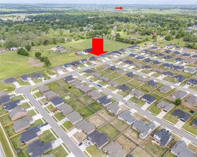 212 Nebo St, Prairie Grove, AR 72753 - birds eye view of property