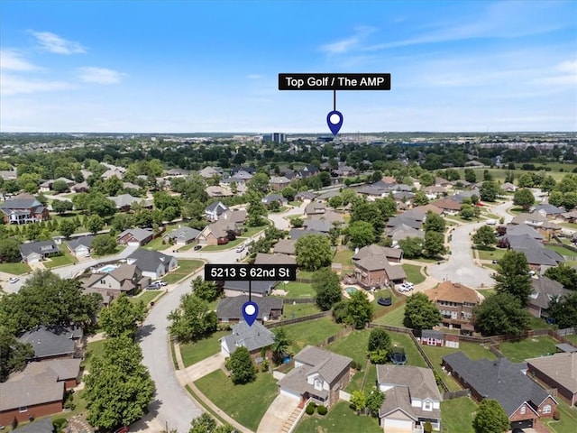 5213 S 62nd St, Rogers, AR 72758 - aerial perspective of suburban area