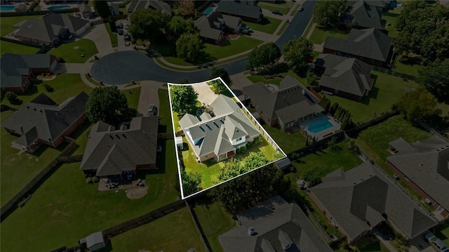 2306 SW Clover Ct, Bentonville, AR 72712 - birds eye view of property with a residential view