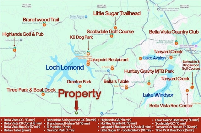 map location