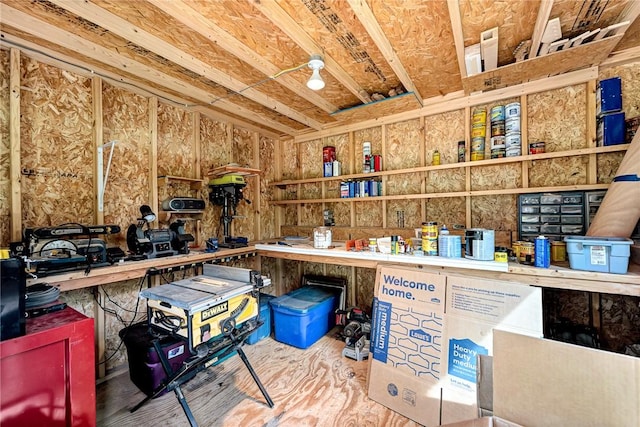 view of storage
