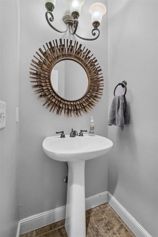 bathroom featuring baseboards