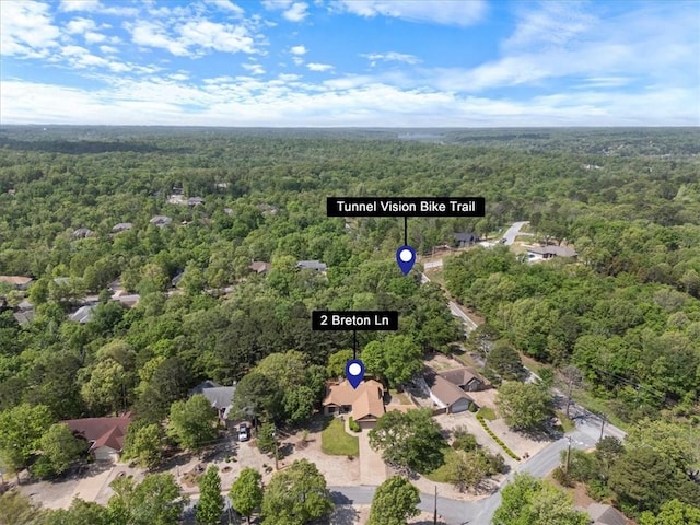 2 Breton Ln, Bella Vista, AR 72715 - drone / aerial view of a forest