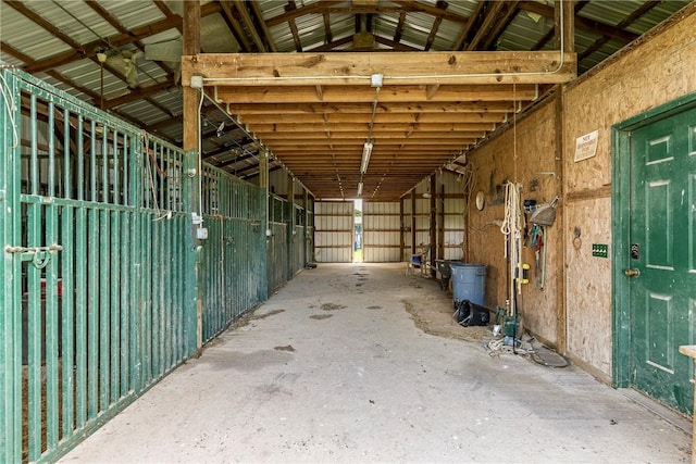 view of horse barn