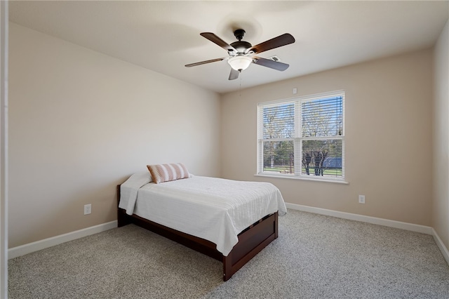6431 Summer Shade, Van Buren, AR 72956 - bedroom with carpet floors, a ceiling fan, and baseboards