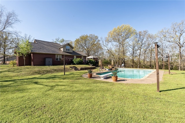 6431 Summer Shade, Van Buren, AR 72956 - pool featuring a lawn and a diving board