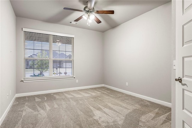 2109 Abbott Ln, Pea Ridge, AR 72751 - carpeted empty room featuring a ceiling fan and baseboards
