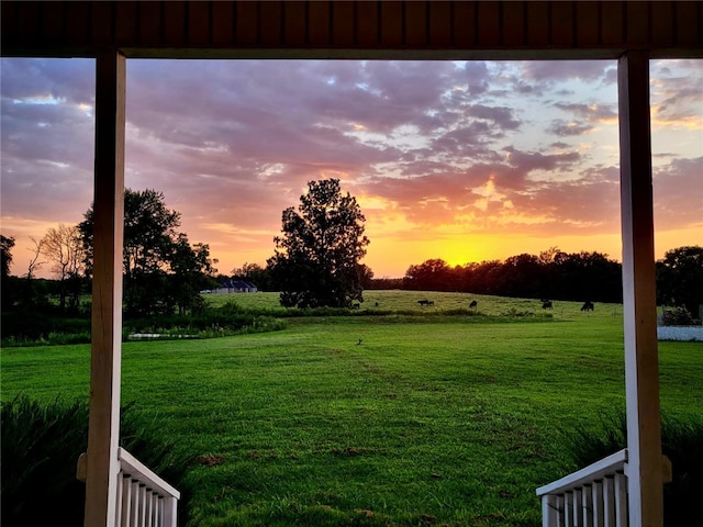 16000 Peterson Rd, Gentry, AR 72734 - view of green lawn featuring a view of rural / pastoral area