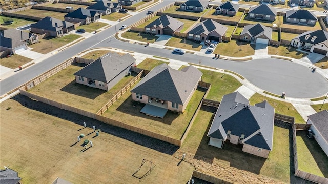 bird's eye view featuring a residential view