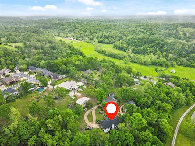 7 Croft Ledge Dr, Bentonville, AR 72712 - view of property location featuring a forest and nearby suburban area