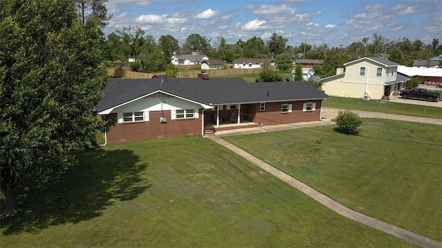 drone / aerial view featuring a residential view