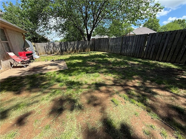 6297/6299 W Milliken Bnd, Fayetteville, AR 72704 - view of yard with a patio and a fenced backyard