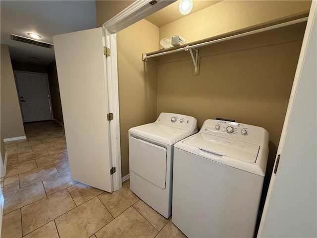 6297/6299 W Milliken Bnd, Fayetteville, AR 72704 - laundry area with separate washer and dryer, laundry area, visible vents, and baseboards