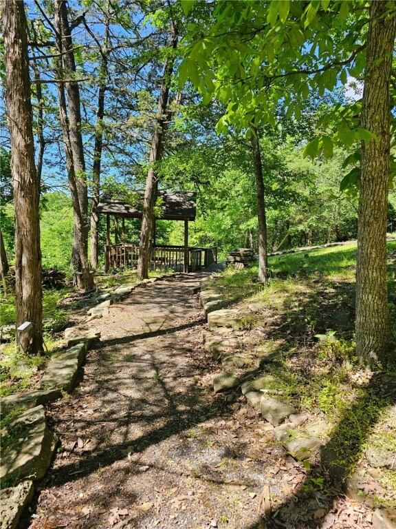 2341 N Fox Trl, Fayetteville, AR 72703 - view of yard