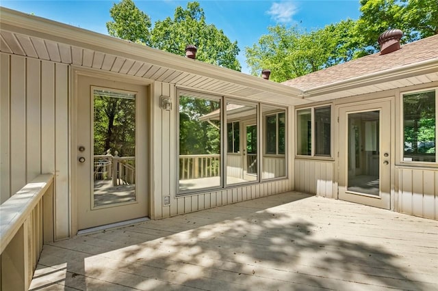 4 Tisbury Ln, Bella Vista, AR 72715 - unfurnished sunroom featuring plenty of natural light