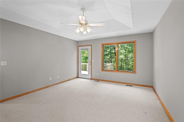 4 Tisbury Ln, Bella Vista, AR 72715 - carpeted empty room with baseboards and a ceiling fan
