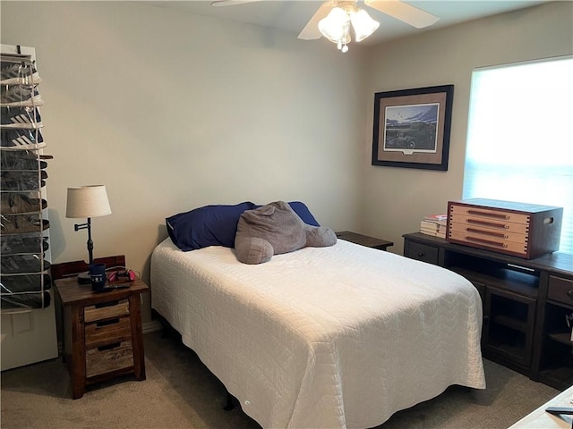 814 Irelan St, Lowell, AR 72745 - carpeted bedroom with a ceiling fan