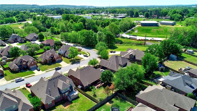 drone / aerial view featuring a residential view