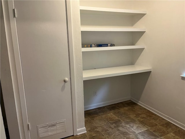 closet featuring visible vents