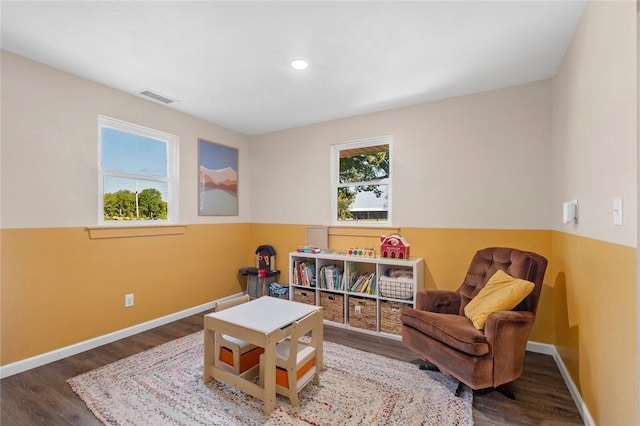 101 Carter Ln, Elkins, AR 72727 - interior space featuring baseboards, recessed lighting, visible vents, and wood finished floors
