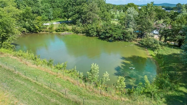 101 Carter Ln, Elkins, AR 72727 - view of water feature with a wooded view