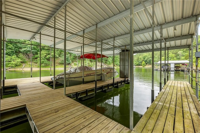 15533 Haynes Rd, Rogers, AR 72756 - dock with a water view and boat lift