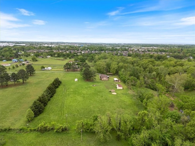 aerial view of property and surrounding area