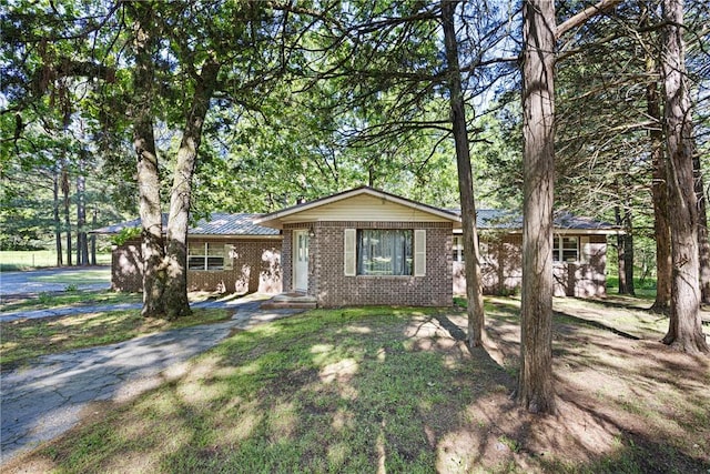 10616 S Liberty Rd, Dardanelle, AR 72834 - view of front of house featuring brick siding