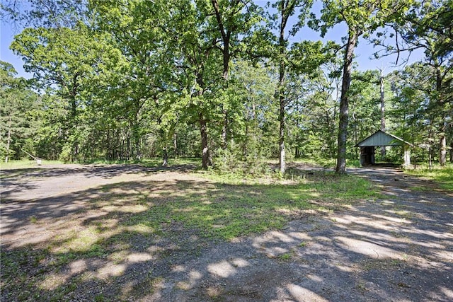 10616 S Liberty Rd, Dardanelle, AR 72834 - view of yard with a gazebo, a detached carport, and driveway