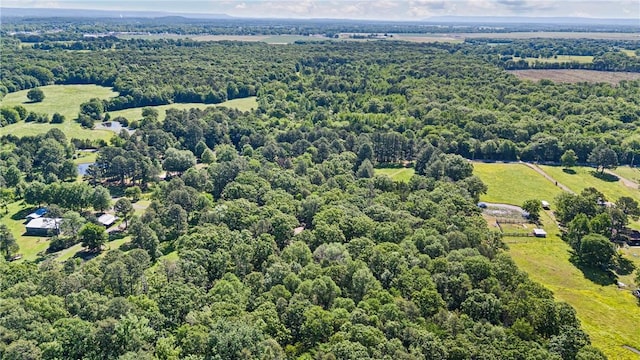 10616 S Liberty Rd, Dardanelle, AR 72834 - drone / aerial view of a heavily wooded area