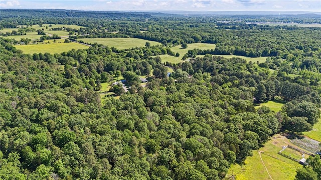 10616 S Liberty Rd, Dardanelle, AR 72834 - bird's eye view of a heavily wooded area
