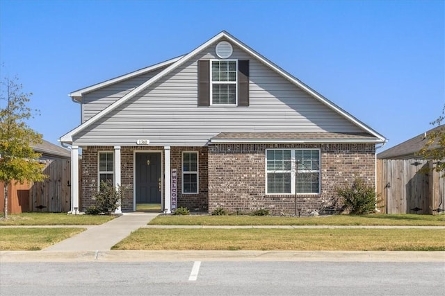 view of front of property with brick siding