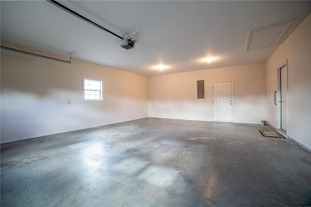 307 E Edmondson Ave, Springdale, AR 72764 - garage with electric panel and a garage door opener