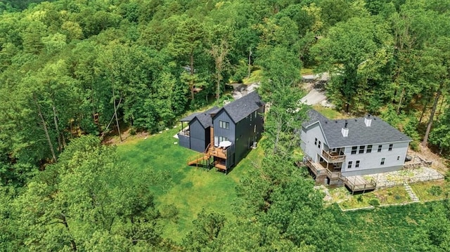 7 Thornbury Ln, Bella Vista, AR 72714 - view of subject property with a forest